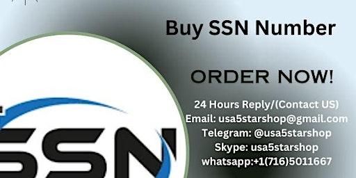 Buy SSN Number  primärbild