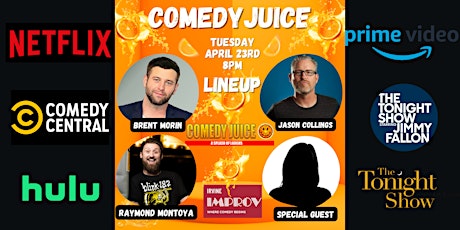 HUGE Headliners! FREE Tix to Irvine Improv! Tuesday 4/23!