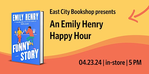 Imagem principal do evento In-Store Event: Emily Henry Happy Hour