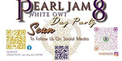 Pearl Jam 8 WhiteOWT Day Party primary image