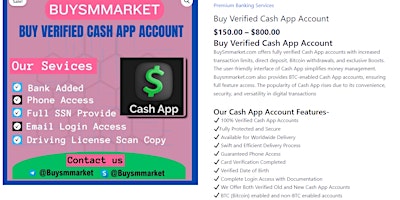 Imagem principal de Buy verified cash app accounts for sell 2024