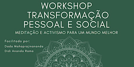 Workshop Transformação Pessoal e Social