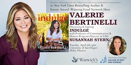 Valerie Bertinelli discussing and signing  INDULGE with Susannah Stern