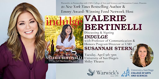 Immagine principale di Valerie Bertinelli discussing and signing  INDULGE with Susannah Stern 