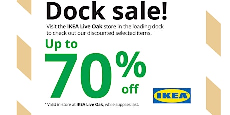 Dock Sale at IKEA Live Oak