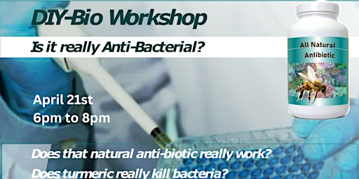 Image principale de April 21st - DIY Bio workshop: Does that anti-bacterial really work?