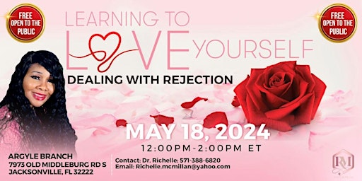 Imagem principal do evento Learning to Love Yourself: Dealing with Rejection!