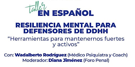 Salud Mental para Defensores de DDHH