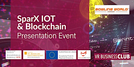 VR Business Club SparX Presentation-Event: IOT & Blockchain