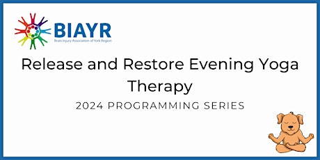 Primaire afbeelding van Evening Yoga Therapy for Brain Injury - 2024 BIAYR Programming Series