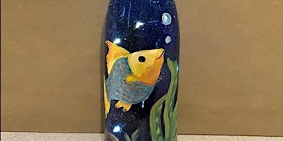 Primaire afbeelding van PAINT NIGHT "UNDER THE SEA" LIGHTED BOTTLE