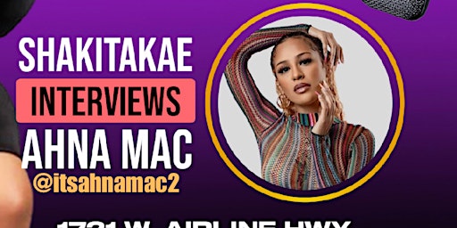 Primaire afbeelding van The ShakitaKae Show LIVE/ Ahna Mac interview