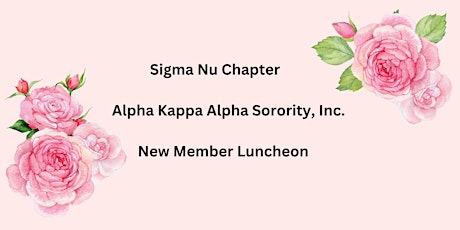 Sigma Nu Chapter New Member Luncheon