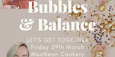 Imagen principal de An evening of Vitality - Bubbles,balance and health