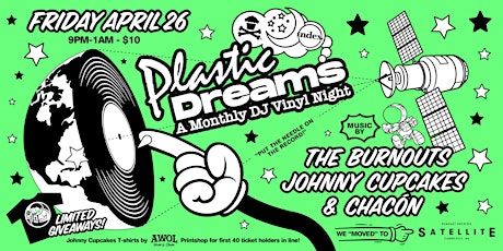 Plastic Dreams w/ The Burnouts, Chacón & Johnny Cupcakes
