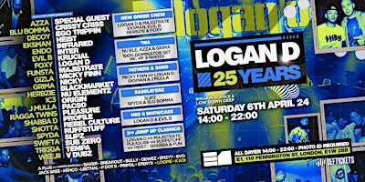 25 Years of Logan D - All Dayer | London