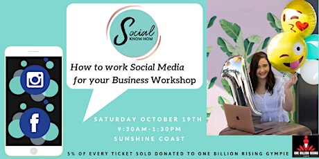 How to work Social Media for your Business Workshop primary image