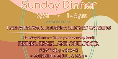 Sunday Dinner- Sunday Best! primary image