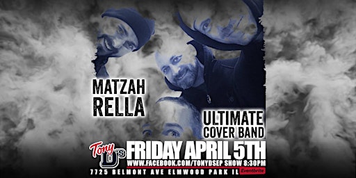 Imagen principal de Rock, Hip Hop & Party Hits w/ Matzah Rella at Tony D's