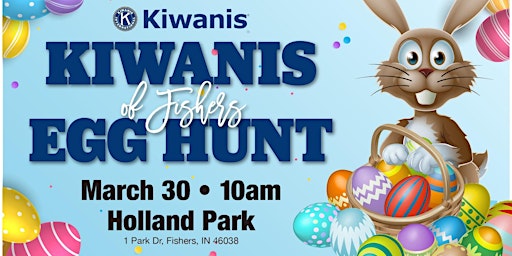 Kiwanis of Fishers Annual FREE Easter Egg Hunt!  primärbild