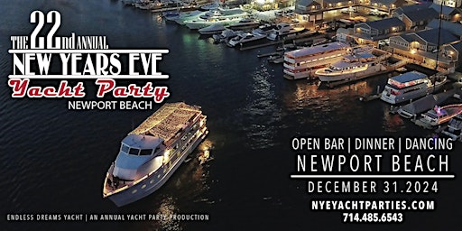 New Year's Eve Yacht Party - Newport Beach primary image