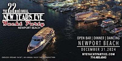 Immagine principale di New Year's Eve Yacht Party - Newport Beach 