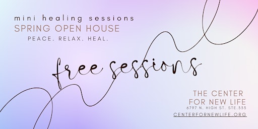 Spring Open House & Free Wellness Mini-Sessions! primary image