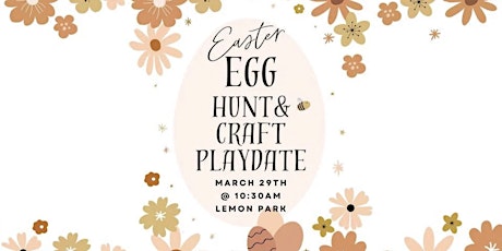 Easter Egg Hunt Craft & Playdate