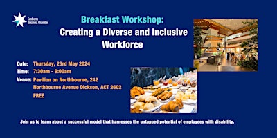 Imagem principal do evento Breakfast Workshop: Creating a Diverse and Inclusive Workforce