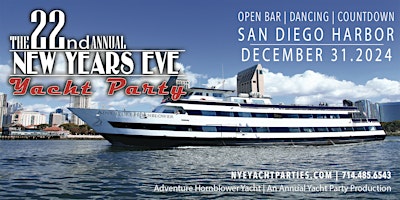 New Year's Eve Yacht Party - San Diego primary image