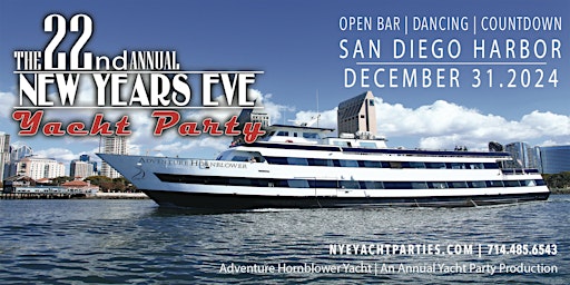 New Year's Eve Yacht Party - San Diego primary image