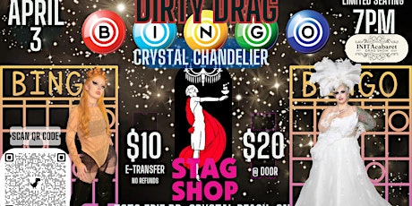 Dirty Bingo crystal chandelier