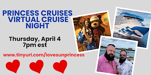 Virtual Cruise Night with Princess Cruises:  All about the New Sun Princess primary image