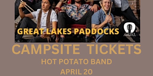 Image principale de Campsite - Hot Potato Band @ Great Lakes Paddocks