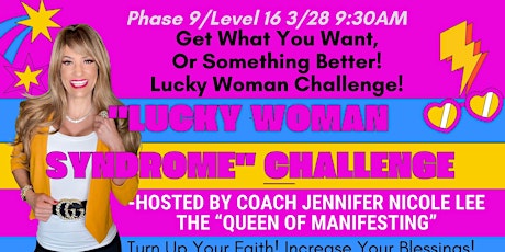 Lucky Women of Faith Manifesting Masterclass by Luckologist Coach JNL