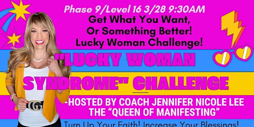 Lucky Women of Faith Manifesting Masterclass by Luckologist Coach JNL  primärbild