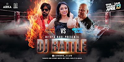 Immagine principale di NITHYA HARI PRESENTS BOLLYWOOD VS TOLLYWOOD DJ BATTLE AT LUMBRE BOLLYWOOD 