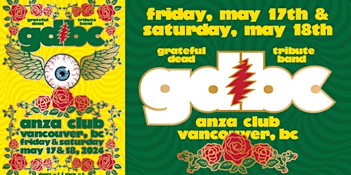 Primaire afbeelding van GD/BC, two nights at the Anza Club.   Night #1.  Friday, May 17.