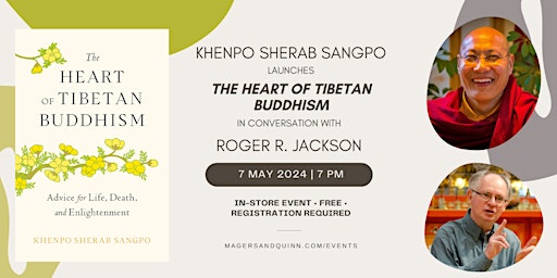 Imagem principal do evento Khenpo Sherab Sangpo launches The Heart of Tibetan Buddhism