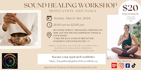 Sound Healing Workshop for Groups