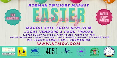 Primaire afbeelding van EASTER BLOCK PARTY  AT NORMAN TWILIGHT MARKET