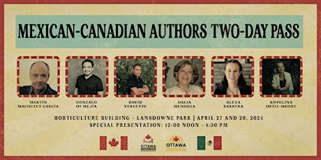 Two-Day Pass: Mexican Authors:  Ottawa International Food  & Book Expo