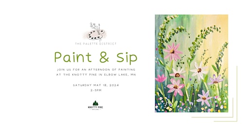 Hauptbild für Paint & Sip at the Knotty Pine - Elbow Lake, MN