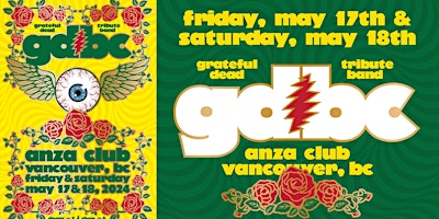 Primaire afbeelding van GD/BC, two nights at the Anza Club. Night #2.  Saturday, May 18