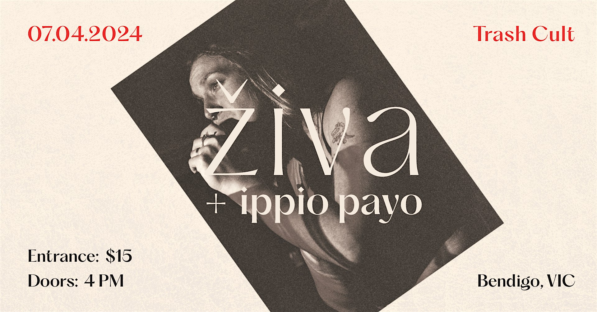 ZIVA (Croatia/Naarm) + IPPIO PAYO (Munich)