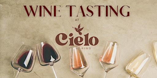 Imagem principal do evento Wine tasting at Cielo featuring Defiance