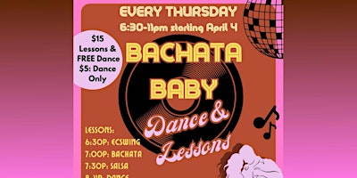 Primaire afbeelding van Bachata Baby Dance and Lessons