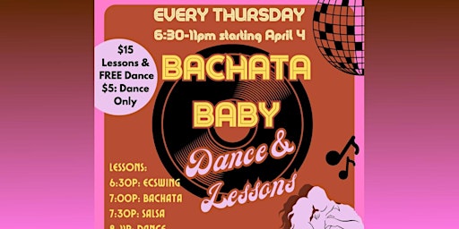 Primaire afbeelding van Bachata Baby Dance and Lessons