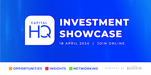 CapitalHQ Investment Showcase - Special Launch Edition primary image