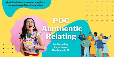 POC Authentic Relating with Ahran Lee primary image